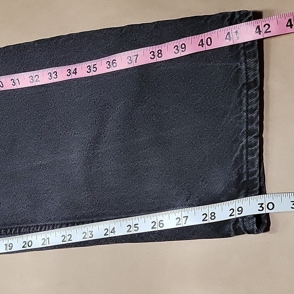 &Denim Size 6 Washed Black 90's Baggy Jeans Ultra High Waist, Gently Used Cond. - Picture 6 of 13